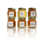 Honey Gift/Sample Box, Quantity 6 (2oz Jars)